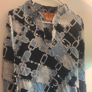 Tory Burch long sleeve tunic top